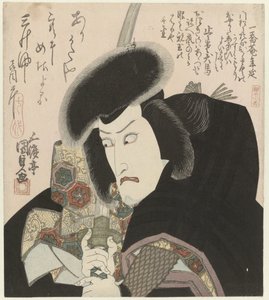 武士の胸像 作： Utagawa Kunisada (I)