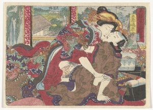 京都の立ち寄り場所 エロ都への道（連載タイトル） 作： Utagawa Kunisada (I)