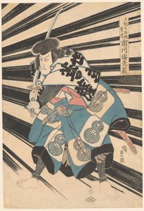 市川 葡萄染 Ｖ 作： Utagawa Kunisada (I)