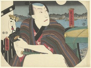 川の侍 作： Utagawa Kunisada (I)