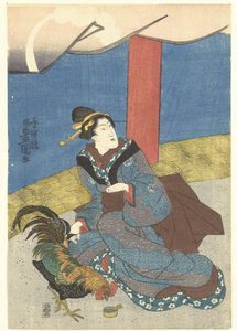 闘鶏の美女たち