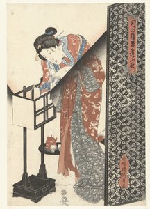 ランプの女 Secret Moonlight Night Dates（シリーズタイトル） 月の影忍びあう夜 作： Utagawa Kunisada (I)