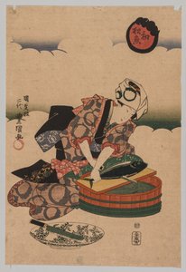 ボニータの準備 作： Utagawa Kunisada