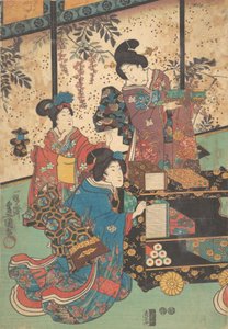 印刷する。 作： Utagawa Kunisada