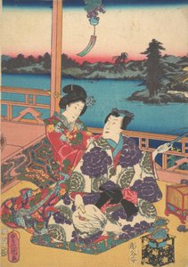 印刷します。 作： Utagawa Kunisada
