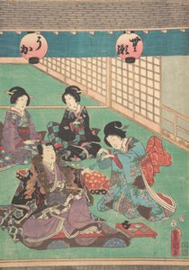 印刷します。 作： Utagawa Kunisada
