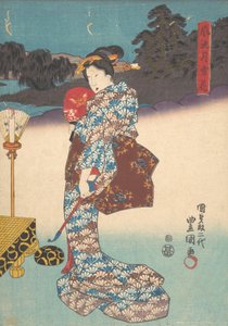 印刷します。 作： Utagawa Kunisada