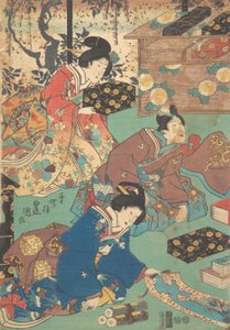 印刷します。 作： Utagawa Kunisada