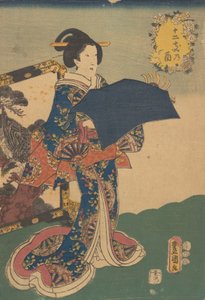 印刷します。 作： Utagawa Kunisada