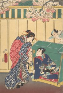 印刷します。 作： Utagawa Kunisada
