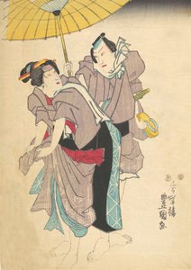 プリント、19世紀、19世紀。 作： Utagawa Kunisada