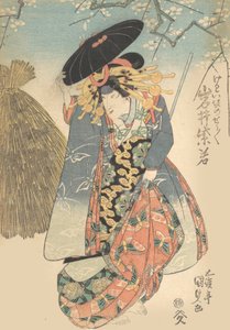 版画、19世紀、19世紀。 作： Utagawa Kunisada