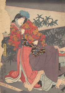 版画、19世紀、19世紀。 作： Utagawa Kunisada