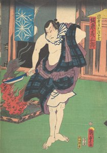 版画、19世紀、19世紀。 作： Utagawa Kunisada