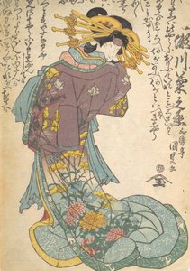 版画、19世紀、19世紀。 作： Utagawa Kunisada