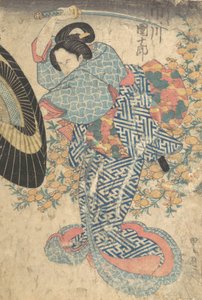 版画、19世紀、19世紀。 作： Utagawa Kunisada