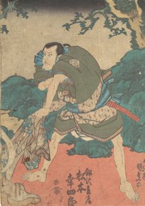 版画、19世紀、19世紀。 作： Utagawa Kunisada