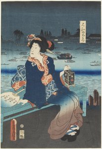 ヤマト家の遊女大光、1862年4月 作： Utagawa Kunisada