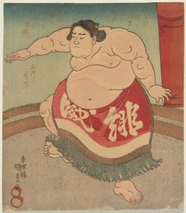 てぇ すも ｗれｓｔぇｒ 緋縅 力や いい 作： Utagawa Kunisada