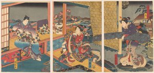 フラワーズ 花（オブジェクトのタイトル） 雪月花（連載タイトル） 雪月花の内 作： Utagawa Kuniteru