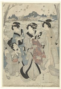 隅田川散策 作： Utagawa Kuniyasu