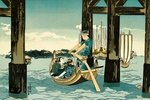 ボートツアー 作： Utagawa Kuniyoshi