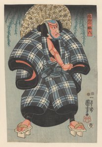 Daroku no Daraku near willow branches 作： Utagawa Kuniyoshi