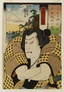 七色葉都都富士尽くし 作： 歌川国芳