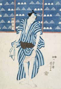 ツナゴアの肖像（木版画 作： Utagawa Kuniyoshi