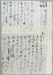近松門左衛門の「忠臣蔵」第十一幕の「麒麟の門」を襲う浪人たち。近松門左衛門の「忠臣蔵」第十一幕の場面 作： Utagawa Kuniyoshi