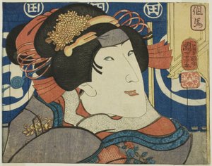 「近世江戸錦の国図」より 但馬国 作： Utagawa Kuniyoshi