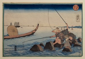 鉄砲洲、「東都名所」より 作： 歌川国芳