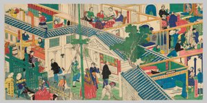 外国商家 作： Utagawa Sadahide