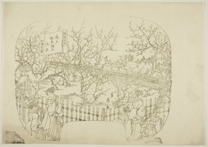 東都名所」シリーズの版画のキーブロック 作： Utagawa Sadahide