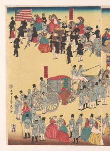 五国人行列 作： Utagawa Sadahide