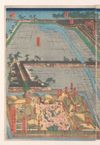 横浜の本町地区と宮崎地区の概要 作： Utagawa Sadahide