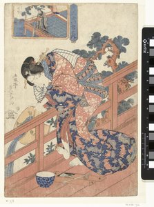 花魁と皇帝拳 子供のような従順の24の例のパロディ（シリーズタイトル） みたてにじゅうしこのうち 作： Utagawa Sadatora