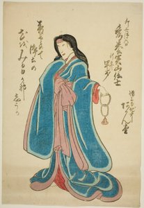 初代坂東秀香の追悼肖像