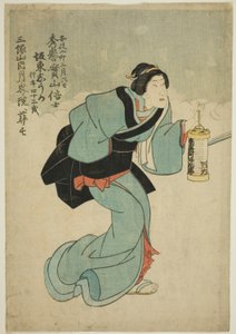 初代坂東秀香の追悼肖像