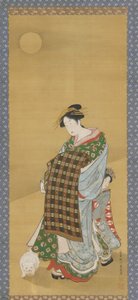 花魁と付き添い 作： Utagawa Toyoharu