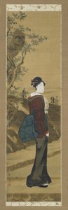 三囲神社の美 作： Utagawa Toyohiro