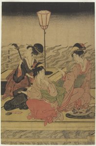6月（鴨川の夏の宴）、1800年代初頭