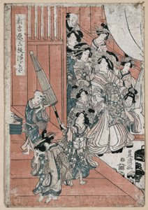 吉原 作： Utagawa Toyohiro