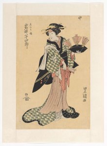 矢を持つ大岩 作： Utagawa Toyokuni (I)