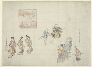 吉原の様子 作： Utagawa Toyokuni (I)