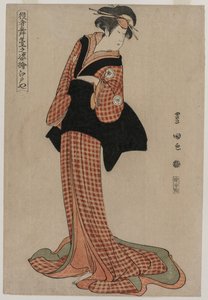 岩井清太郎江戸屋絵描きオカル絵描き俳優たちの舞台裏、1794。 作： Utagawa Toyokuni