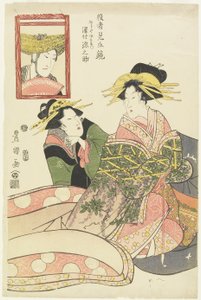 "俳優パロディのミロス、藤屋伊左衛門役の沢村源之助 "1807年1月号 作： Utagawa Toyokuni