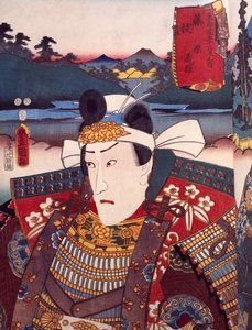 歌川豊国（1769-1825）の浮世絵「歌舞伎役者の肖像」木版画 日本の文明 江戸時代（1603-1868 作： Utagawa Toyokuni