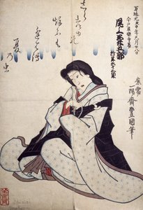 歌川豊国（1769-1825）の浮世絵「歌舞伎役者の肖像」木版画 日本の文明 江戸時代（1603-1868） 作： Utagawa Toyokuni
