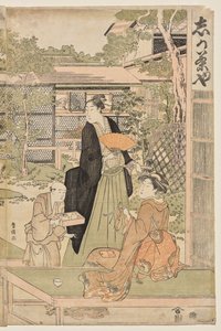 志賀茶屋 作： Utagawa Toyokuni